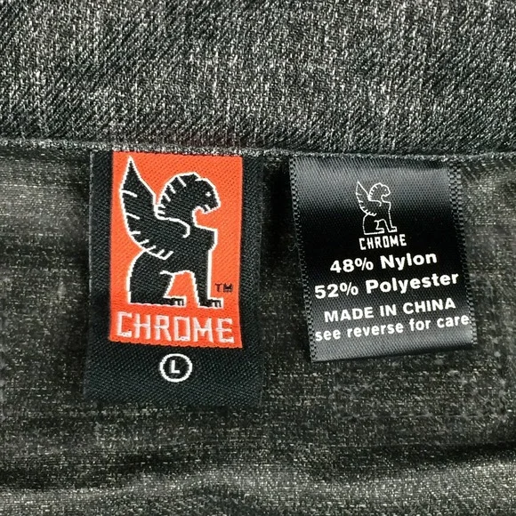 Chrome Industries Jacket Mens Large Utility Rain Stowaway Hood Grey Vents - Picture 2 of 16